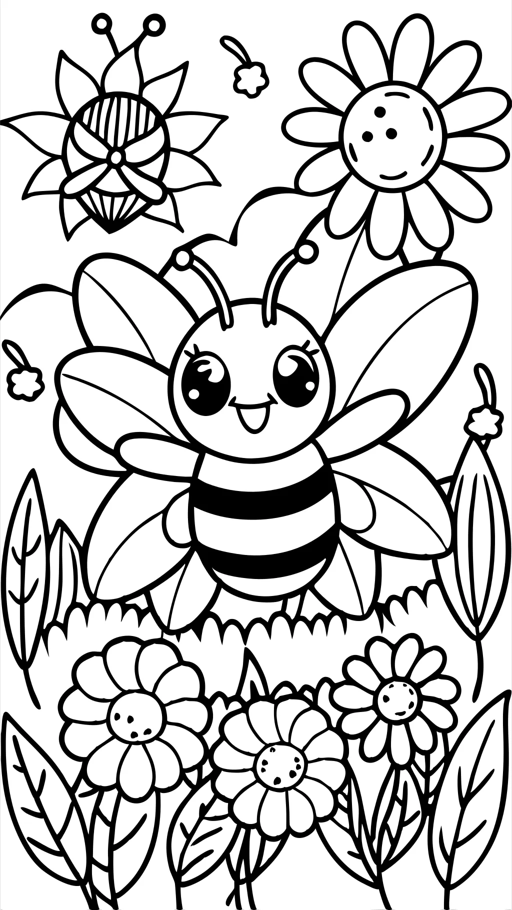 coloring pages bumblebee